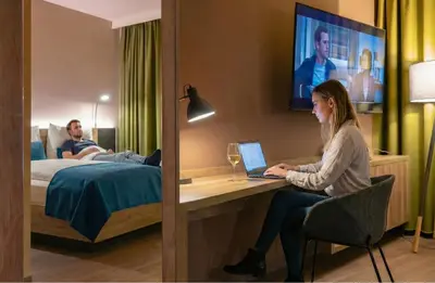 TV/Unterhaltungsangebot in der Unterkunft H24 Stadthotel Bernau