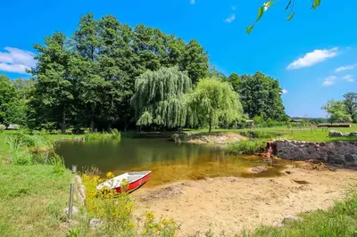 Naturlandschaft in der Nähe des Campingplatzes