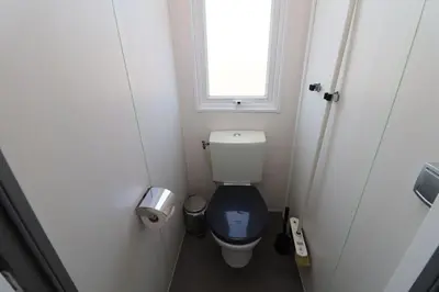 Ein Badezimmer in der Unterkunft Landgut Voigtsmühle