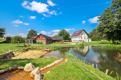 Naturlandschaft in der Nähe des Campingplatzes