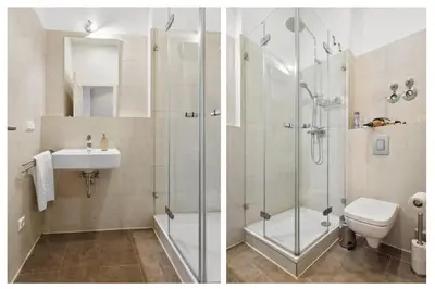 Ein Badezimmer in der Unterkunft Arbio I Design Studio near Deutsche Oper Berlin