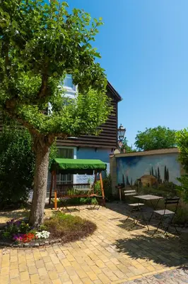 Ein Garten an der Unterkunft Ferienwohnung Kleinod