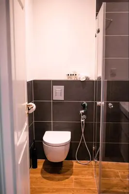 Ein Badezimmer in der Unterkunft Arbio I Design Apart near Deutsche Oper Berlin