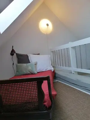 Ein Bett oder Betten in einem Zimmer der Unterkunft Loft 