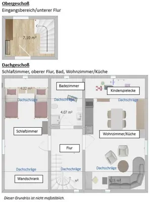 Grundriss der Unterkunft Pension Petersohn (ehem. Zur Heimat)