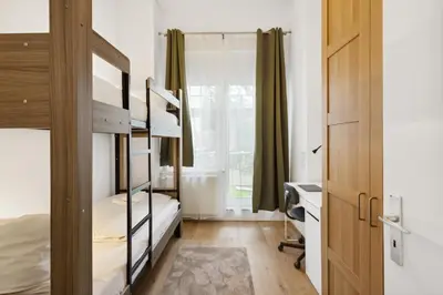 Ein Bett oder Betten in einem Zimmer der Unterkunft Arbio I Lux Apartment in Charlottenberg