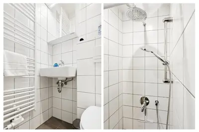 Ein Badezimmer in der Unterkunft Beautiful 1 Bedroom apartment in Charlottenburg