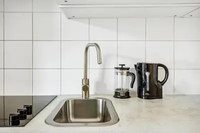 Küche/Küchenzeile in der Unterkunft Beautiful 1 Bedroom apartment in Charlottenburg