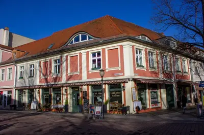Das Gebäude in dem sich das Hostel befindet