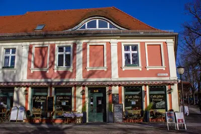 Das Gebäude in dem sich das Hostel befindet