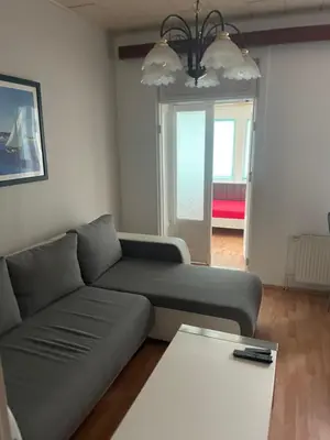 Ein Sitzbereich in der Unterkunft Schöner Wohnen in Königs Wusterhausen bei Berlin 2