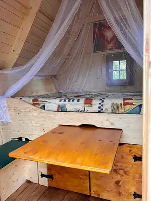 Grundriss der Unterkunft Märchenhütte- Campen am Wald und See
