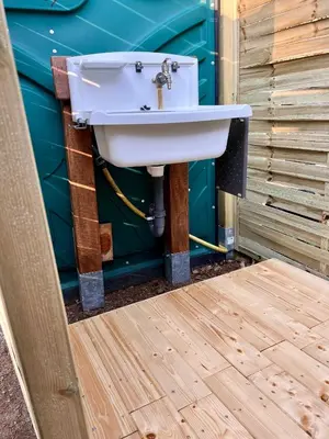 Grundriss der Unterkunft Märchenhütte- Campen am Wald und See