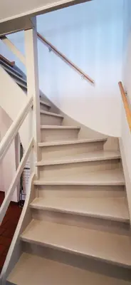 Grundriss der Unterkunft Atelierhaus auf der Insel Werder mit Garten, W-Lan und Netflix