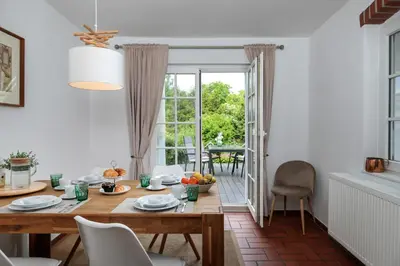 Grundriss der Unterkunft Atelierhaus auf der Insel Werder mit Garten, W-Lan und Netflix