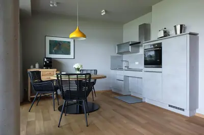 Küche/Küchenzeile in der Unterkunft Gerono - Haus am See