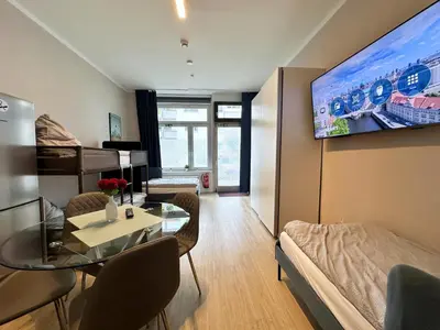 TV/Unterhaltungsangebot in der Unterkunft fairAPART Studio-Apartment nähe klein Venedig