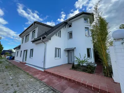 Das Gebäude in dem sich die Ferienwohnung befindet