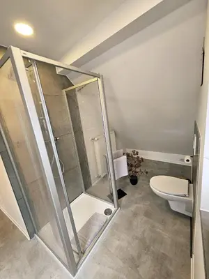 Ein Badezimmer in der Unterkunft Ferienwohnung Inselblüte