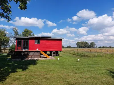 Das Gebäude in dem sich die Ferienwohnung befindet