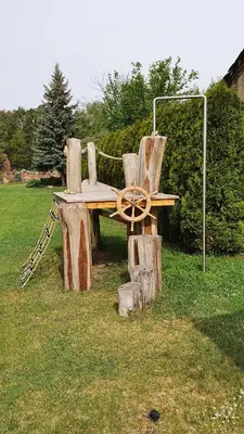 Ein Garten an der Unterkunft Ferienhof Sommergarten
