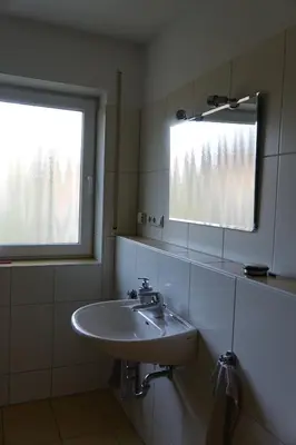 Ein Badezimmer in der Unterkunft Ferienwohnung Thuja
