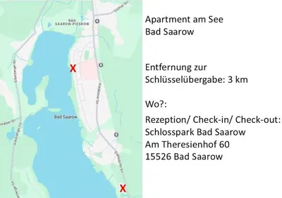 Grundriss der Unterkunft Apartment am See Bad Saarow