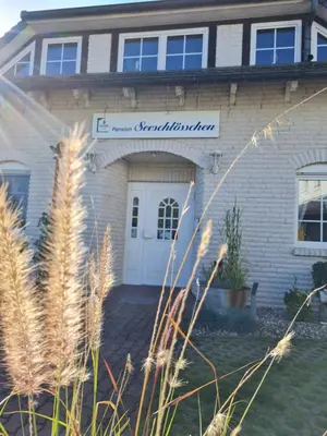 Das Gebäude in dem sich die Pension befindet