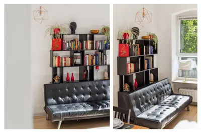 Die Bibliothek in der Ferienwohnung