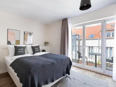 Ein Bett oder Betten in einem Zimmer der Unterkunft Schoenhouse City Street