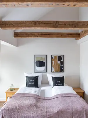 Ein Bett oder Betten in einem Zimmer der Unterkunft Schoenhouse City Street
