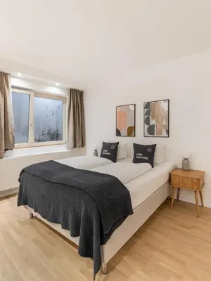 Ein Bett oder Betten in einem Zimmer der Unterkunft Schoenhouse City Street