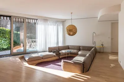 Ein Sitzbereich in der Unterkunft Luxury Apartment Berlin Mitte