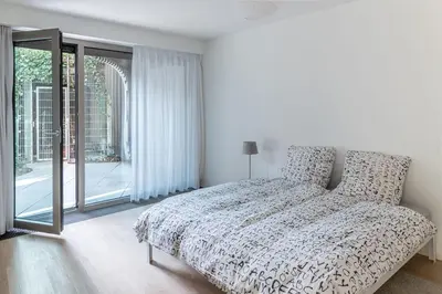 Ein Bett oder Betten in einem Zimmer der Unterkunft Luxury Apartment Berlin Mitte