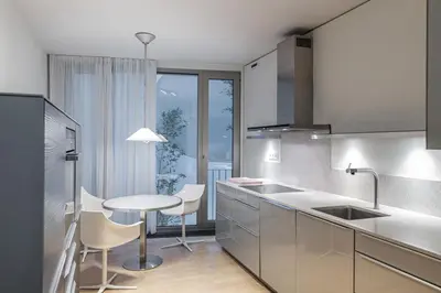 Küche/Küchenzeile in der Unterkunft Luxury Apartment Berlin Mitte