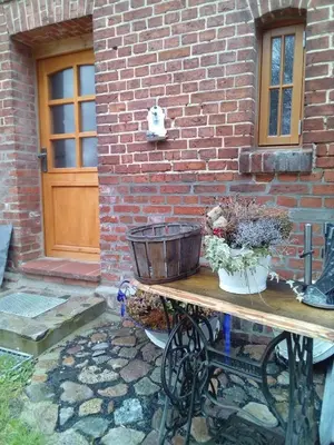 Das Gebäude in dem sich die Ferienwohnung befindet