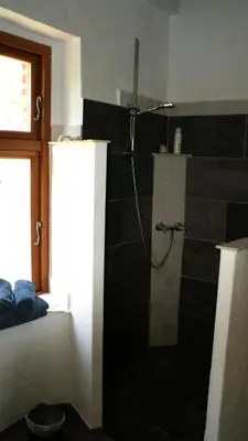 Ein Badezimmer in der Unterkunft Ferienwohnung Fuchsberge