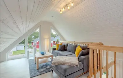 Ein Sitzbereich in der Unterkunft Stunning Home In Zerpenschleuse