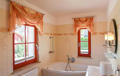 Ein Badezimmer in der Unterkunft Ferienhaus Wendisch-Rietz Sturmm�we, Luisenaue