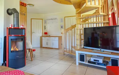 TV/Unterhaltungsangebot in der Unterkunft Ferienhaus Wendisch-Rietz Sturmm�we, Luisenaue