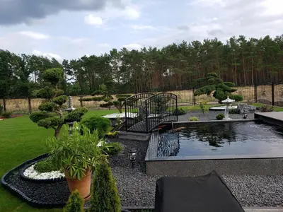 Ein Garten an der Unterkunft Ferienwohnung Schlaubetal Müllrose 2