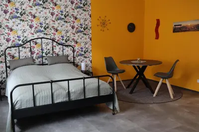 Ein Bett oder Betten in einem Zimmer der Unterkunft Ferienwohnung Große / Werner