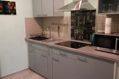Küche/Küchenzeile in der Unterkunft Ferienwohnung Große / Werner