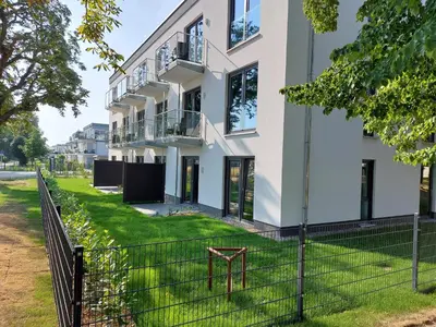 Das Gebäude in dem sich die Ferienwohnung befindet