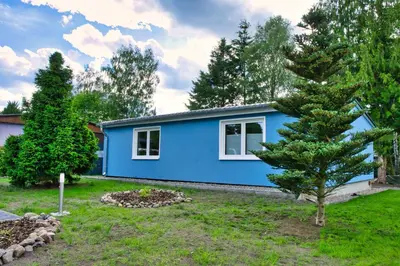 Ein Garten an der Unterkunft Ferienhaus Waldgeflüster 70 QM I überdachte Terrasse I 2 Schlafzimmer I Strandnah