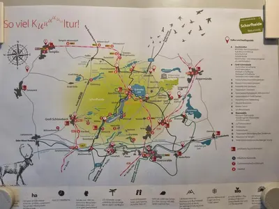 Grundriss der Unterkunft Ferienwohnung Schorfheide Krüger