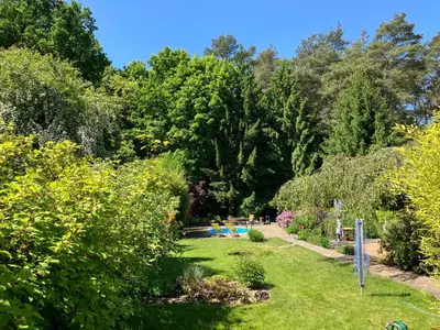 Ein Garten an der Unterkunft Ferienwohnung Schorfheide Krüger