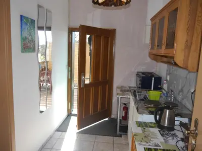 Küche/Küchenzeile in der Unterkunft Ferienhaus mit Terrasse - 10 Minuten von Templin