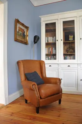 Ein Sitzbereich in der Unterkunft Villa Osterloff