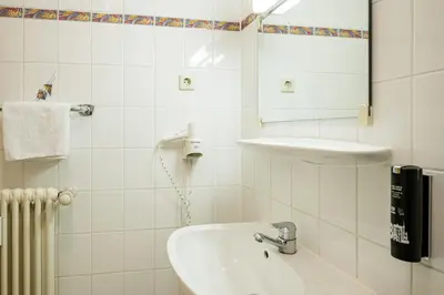 Ein Badezimmer in der Unterkunft Alte Feuerwache